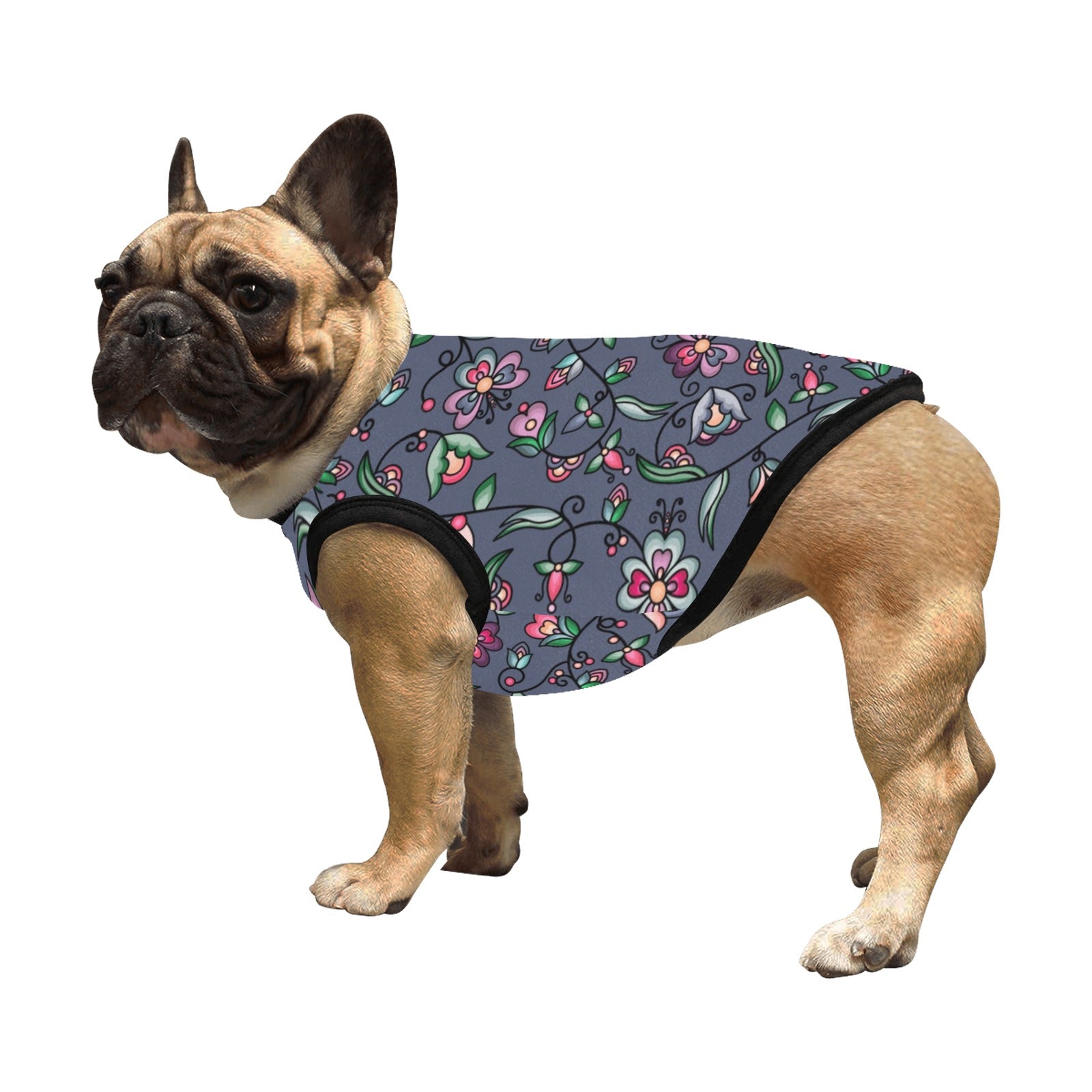 Amber Evening Garland Blue Pet Tank Top