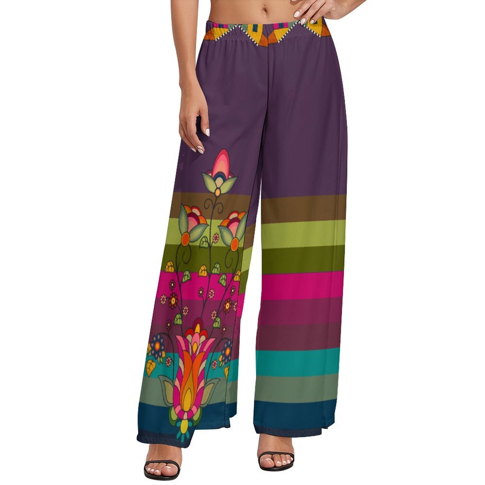 Autumn's Embrace Ribbon Pants