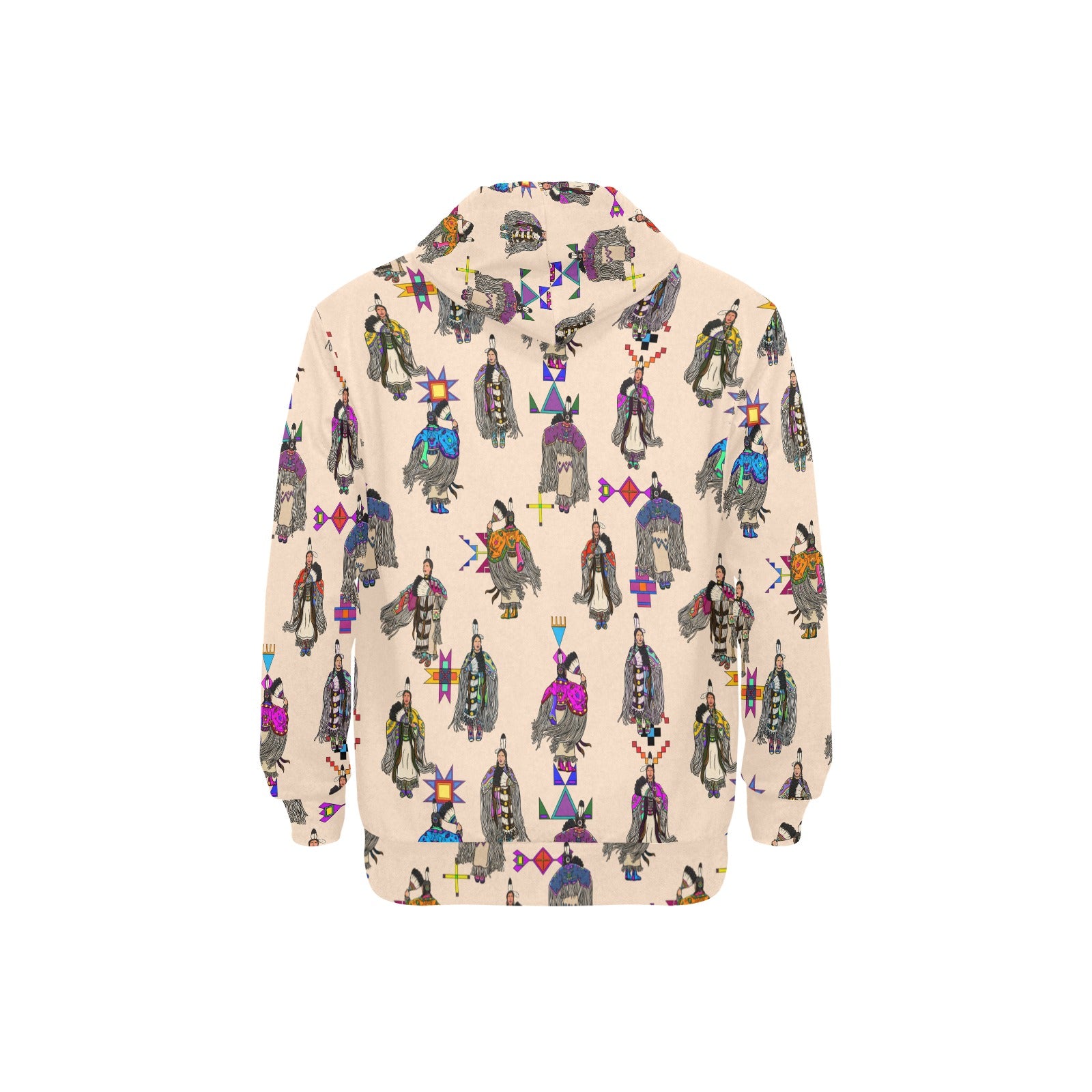 Women's Tradish Dancers  Muslin Men's Long Sleeve Fleece Hoodie