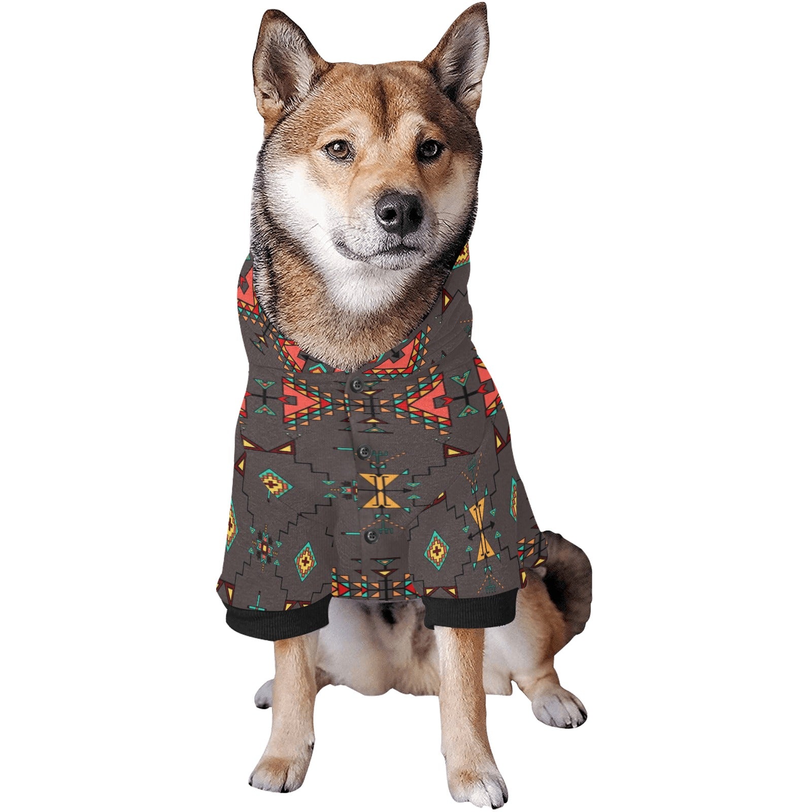 Thunder Flight Gray Pet Dog Hoodie