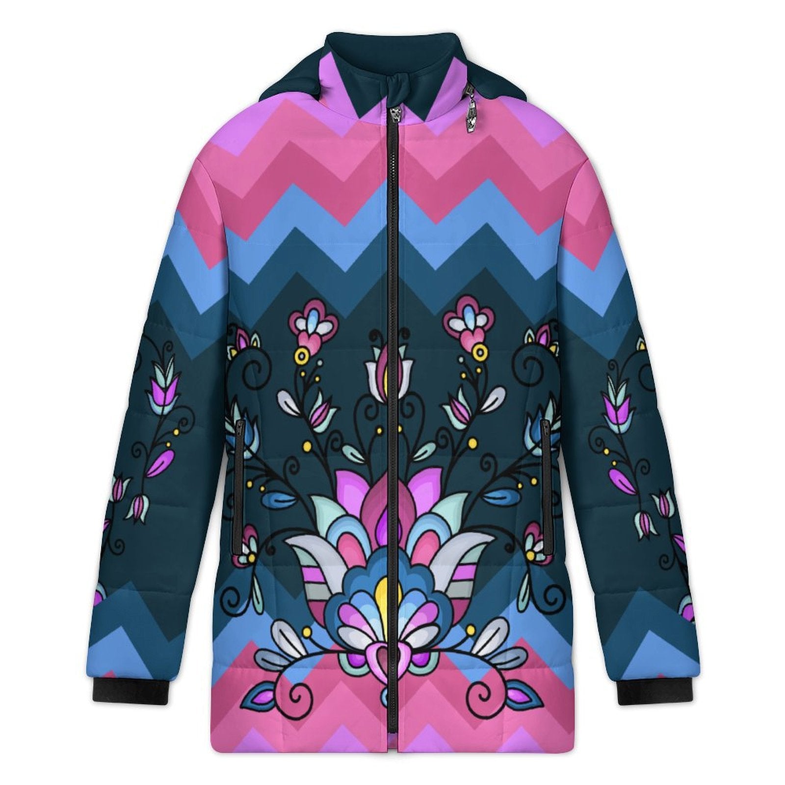 Autumn Bundle Blessing Women's Hooded Puffer Coat