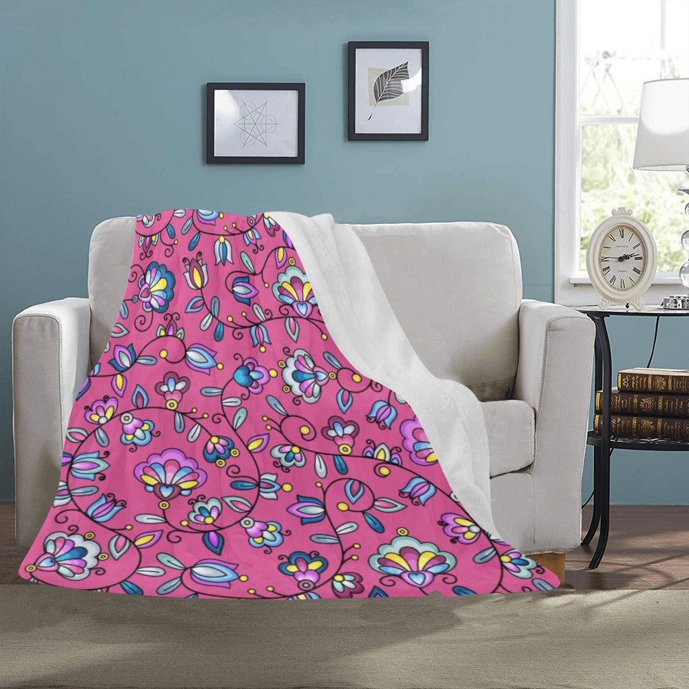Autumn Bundle Blessing Pink Ultra-Soft Micro Fleece Blanket 50"x60"