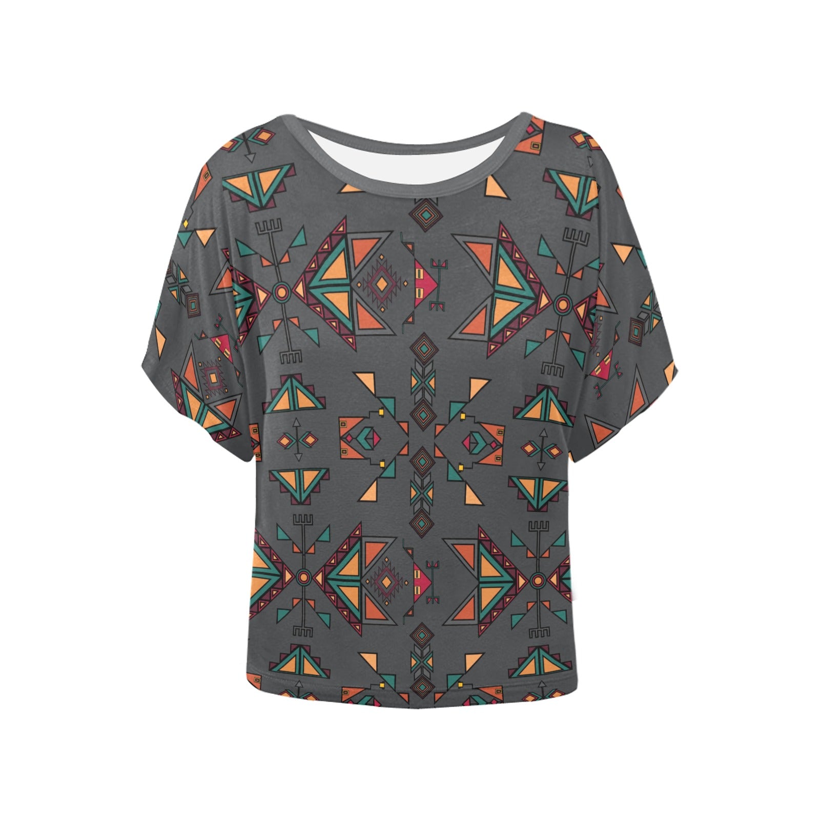 Arrow Dawn Gray Women's Batwing-Sleeved Blouse T shirt