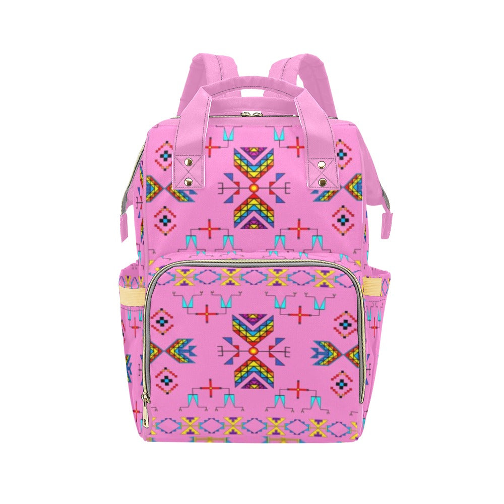 Rainy Chief Rainbow Blush Multi-Function Diaper Backpack/Diaper Bag