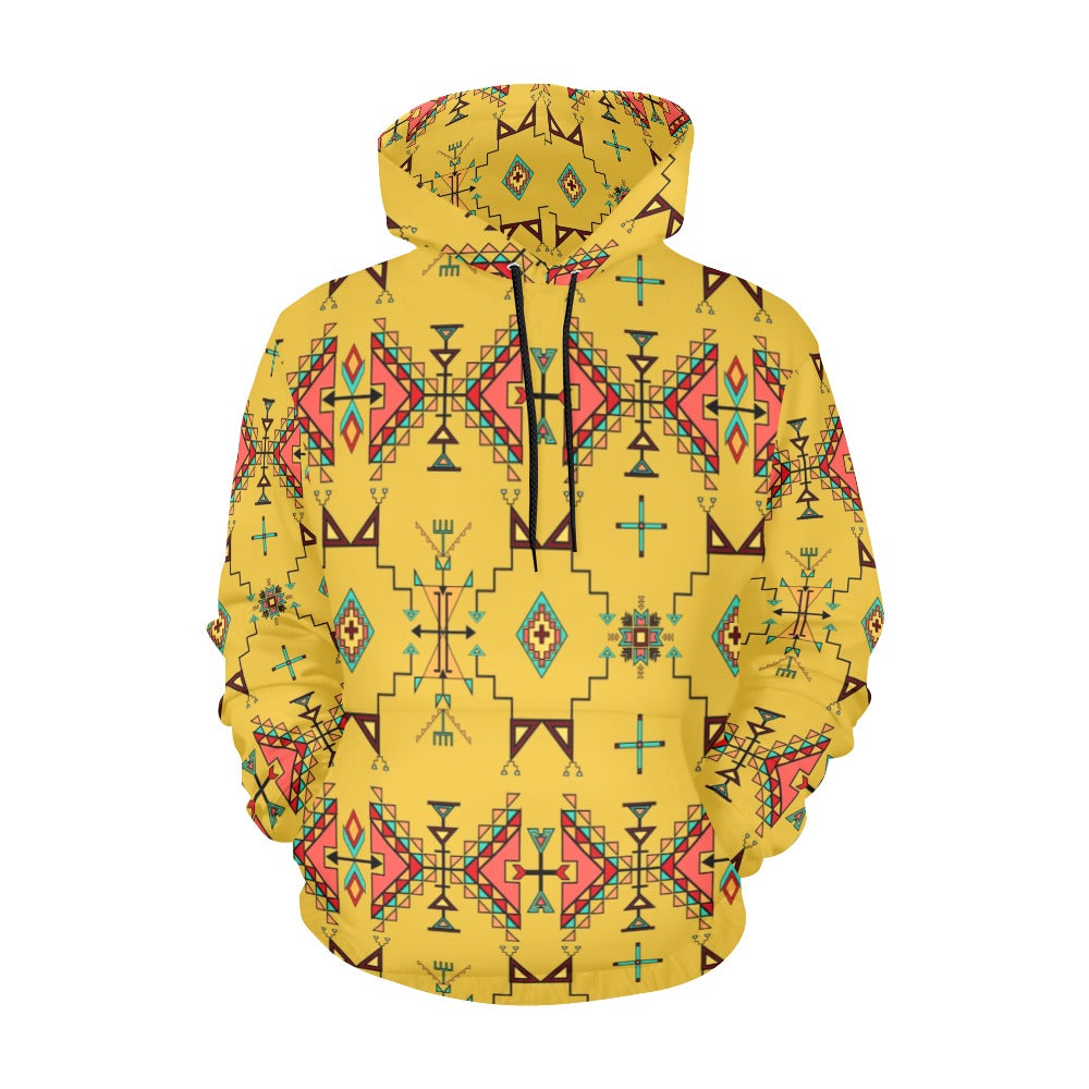 Thunder Flight Yellow Hoodie for Men (USA Size)