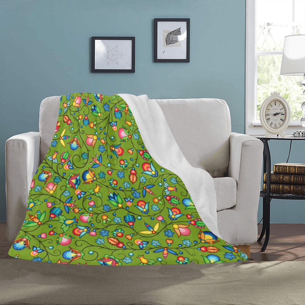 Prairie Plains Spirit Sweetgrass Ultra-Soft Micro Fleece Blanket 50"x60"