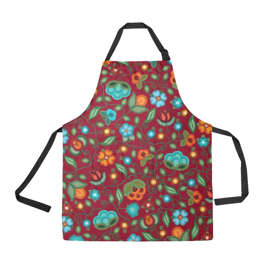 Prairie Fire Petals Red Apron