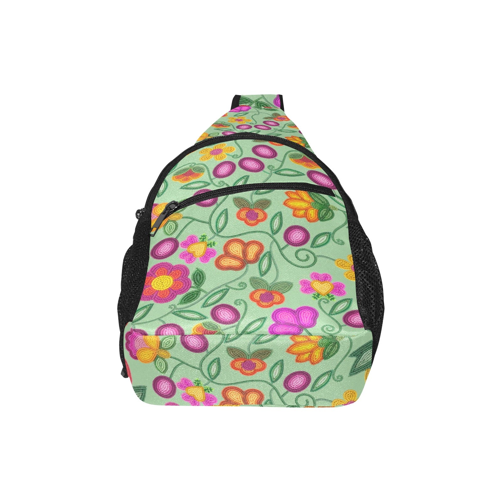 Boreal Bounty Green Chest Bag