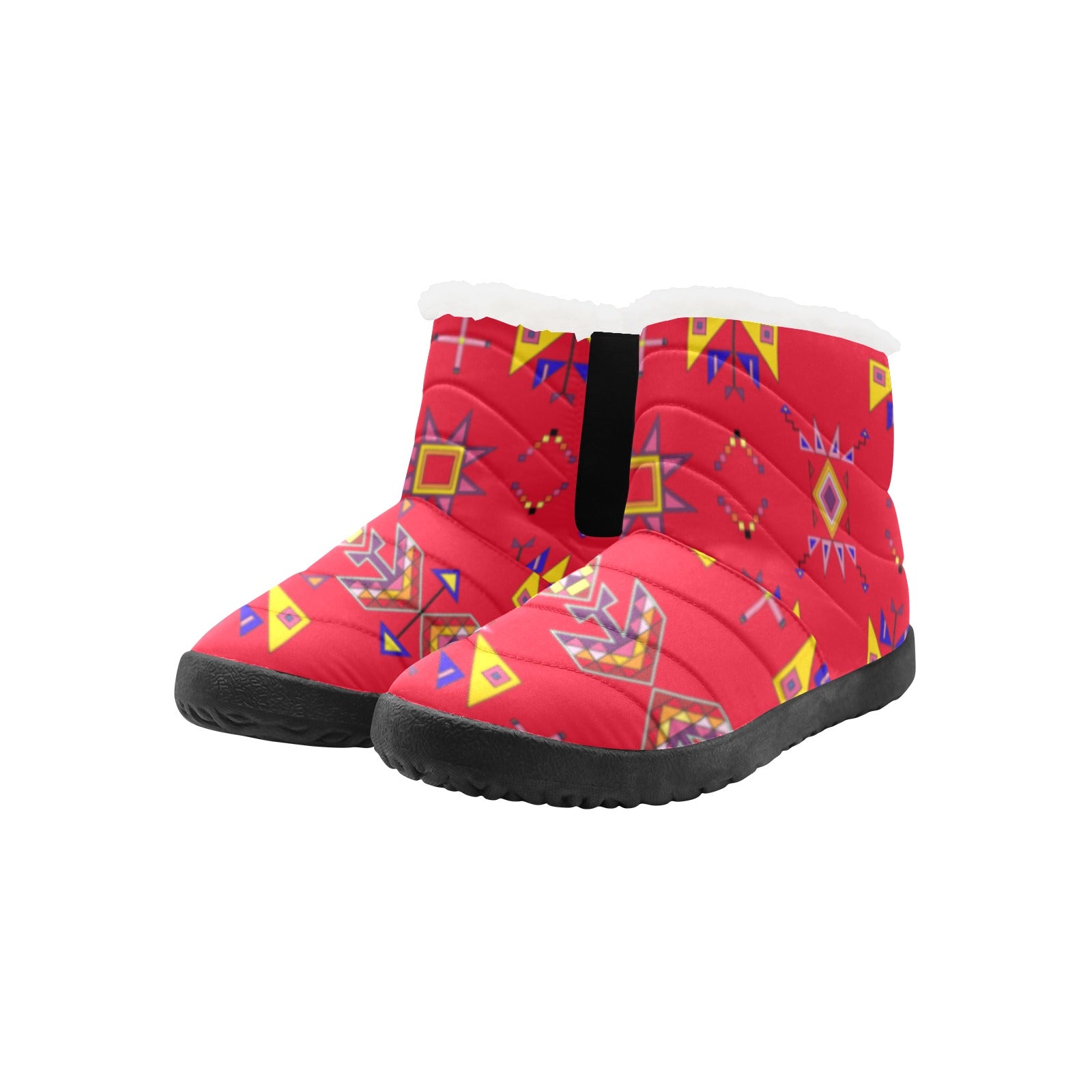 Scattered Generations Red Women's Padded Winter Boot