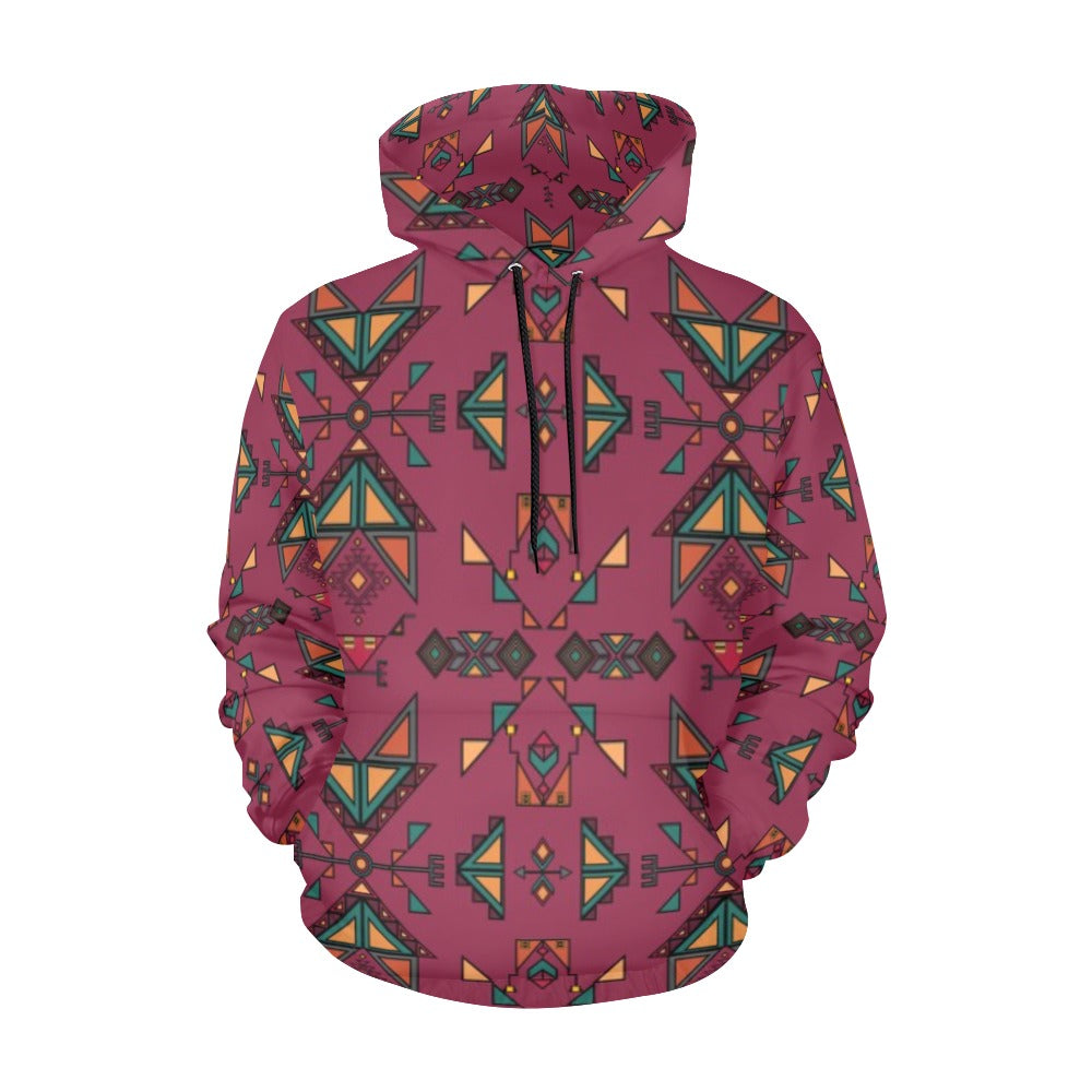 Arrow Dawn Maroon Hoodie for Men (USA Size)