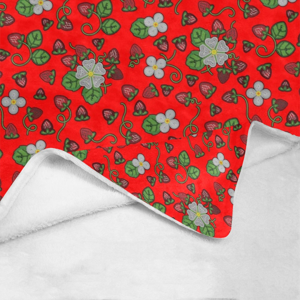 Strawberry Dreams Fire Ultra-Soft Micro Fleece Blanket 60"x80"