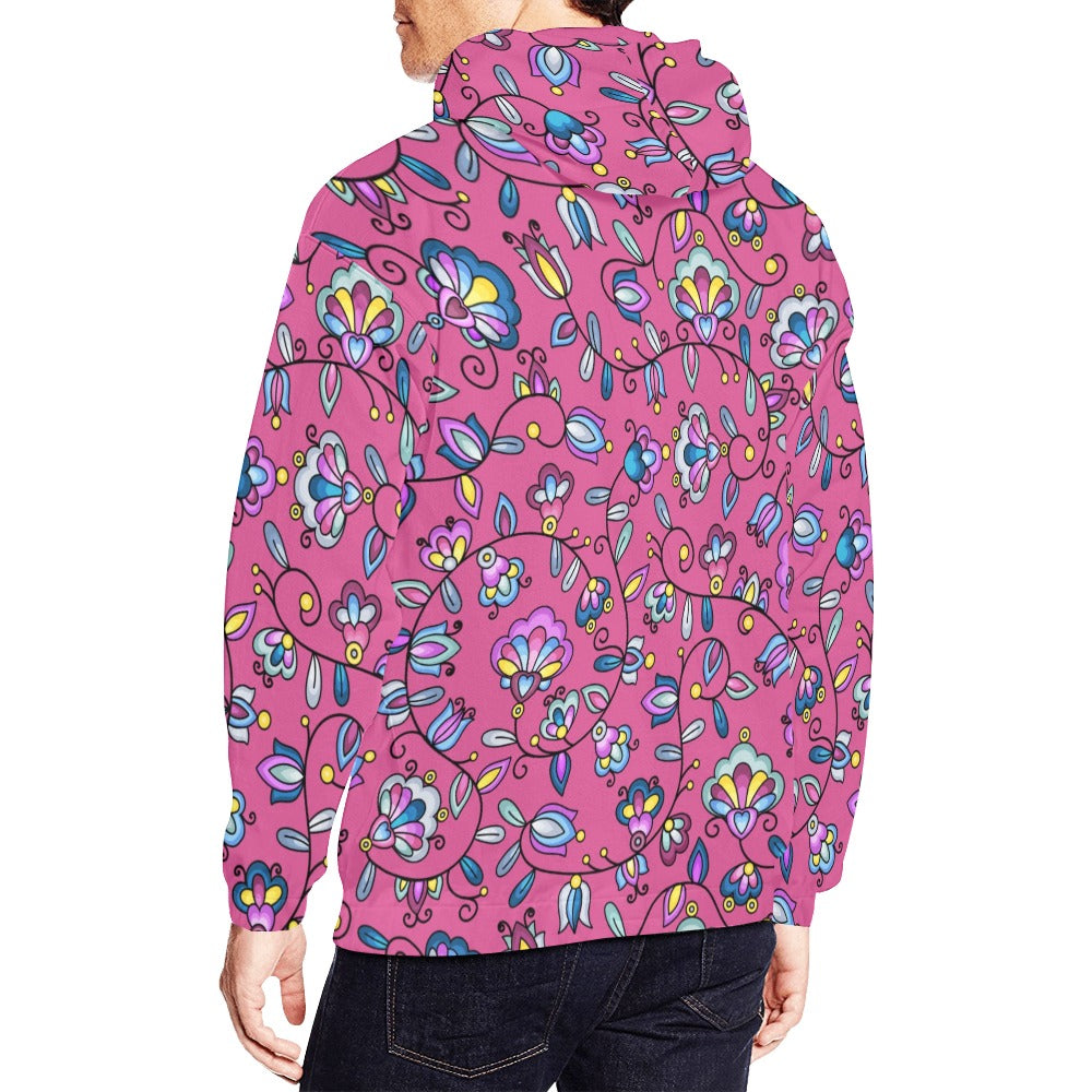 Autumn Bundle Blessing Pink Hoodie for Men (USA Size)