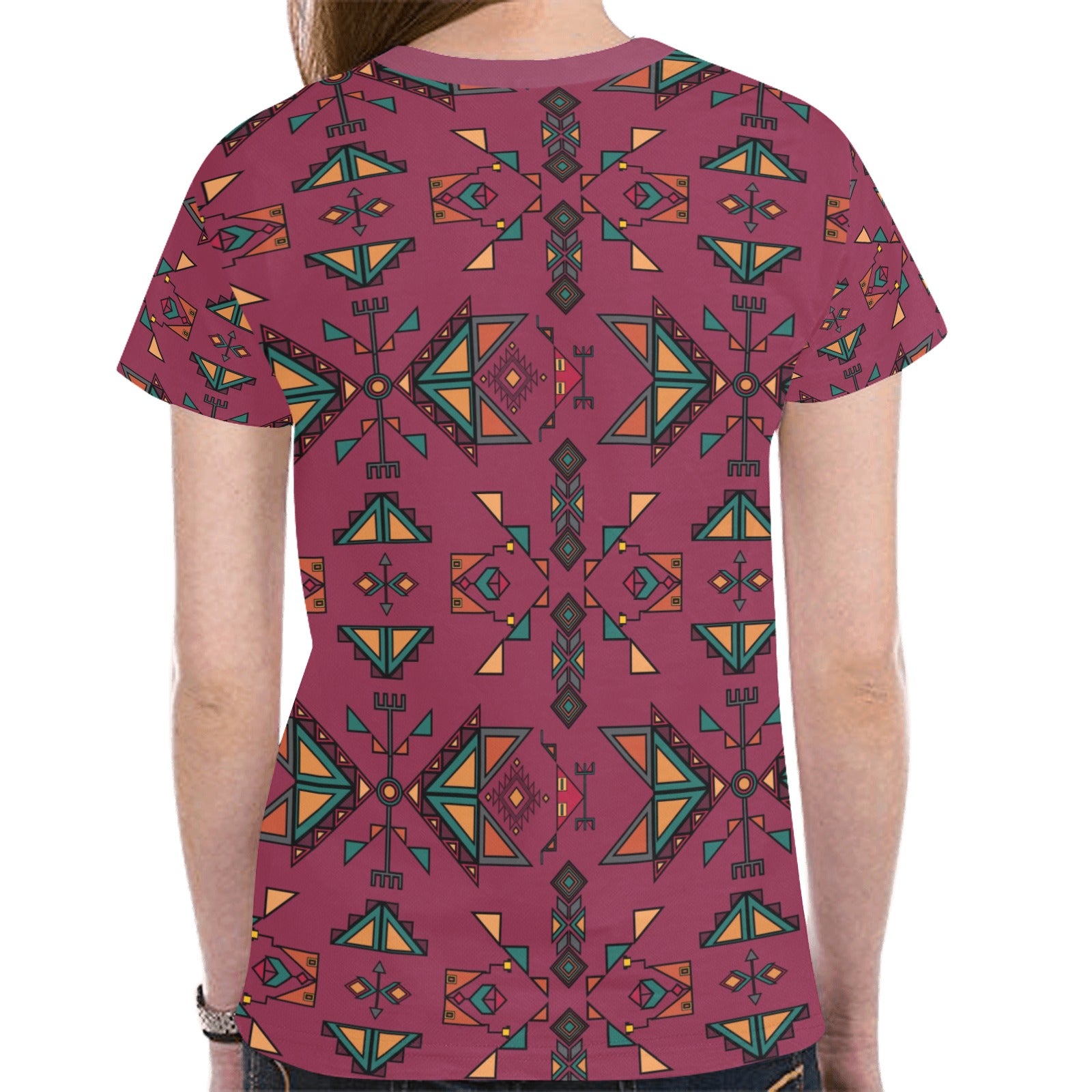 Arrow Dawn Maroon T-shirt for Women