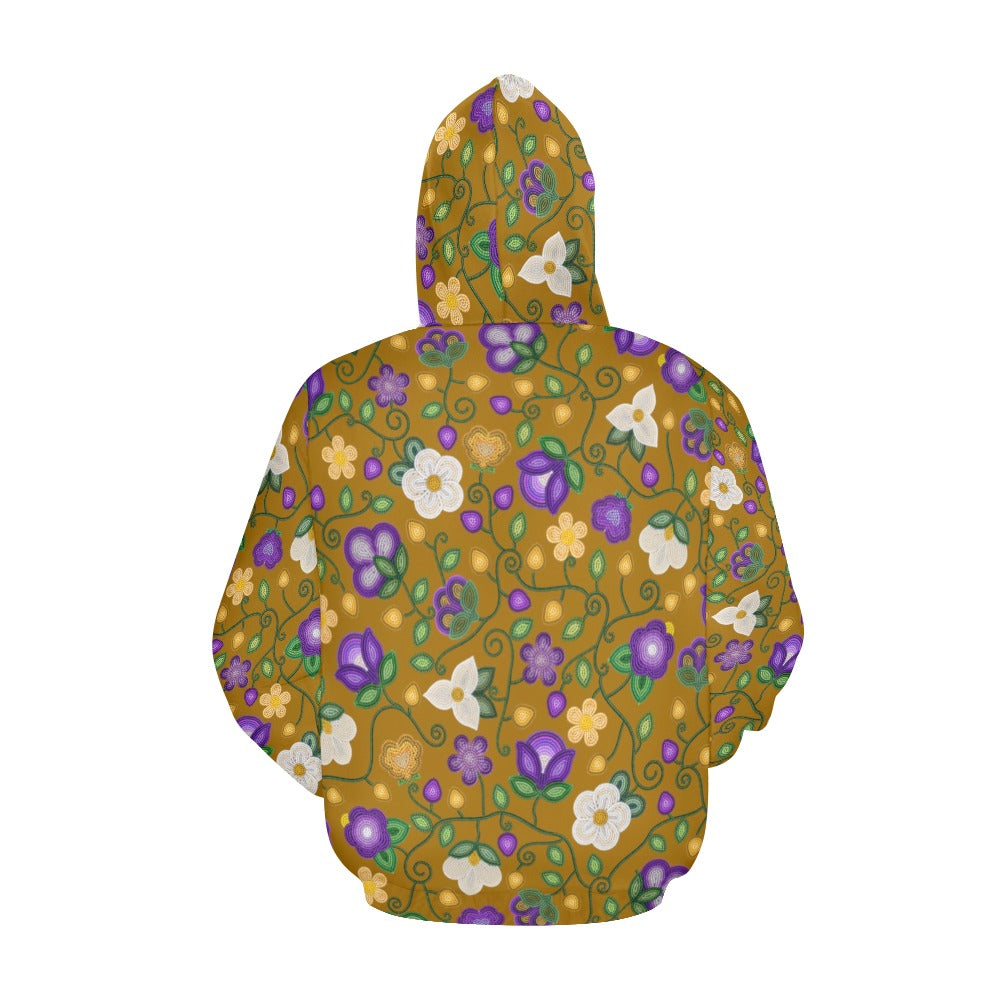 Midnight Moss Bloom Toffee Hoodie for Men (USA Size)