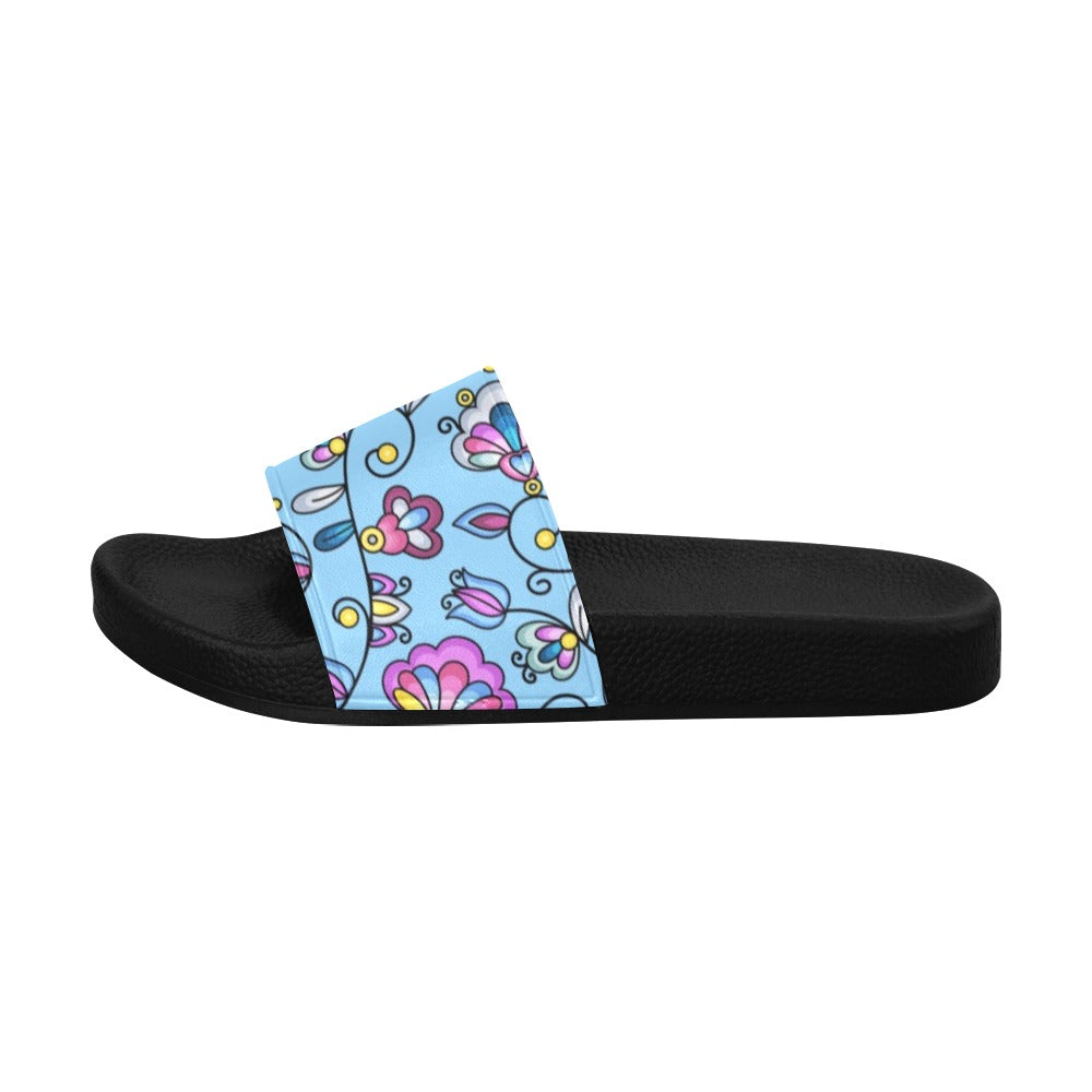 Autumn Bundle Blessing Blue Men's Slide Sandals