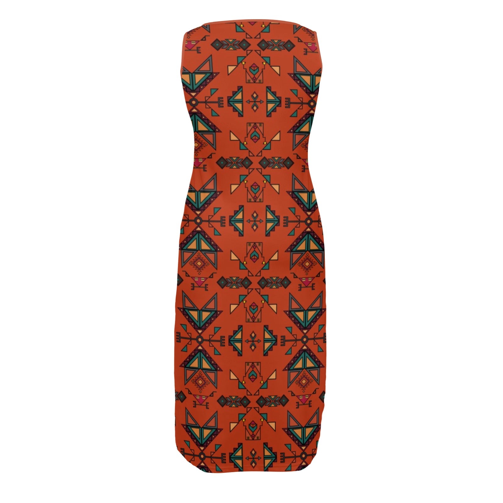 Arrow dawn Orange Phaedra Sleeveless Open Fork Long Dress