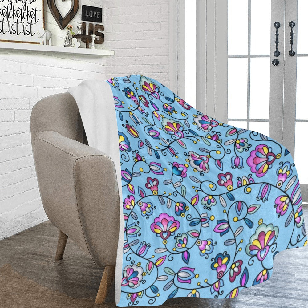 Autumn Bundle Blessing Blue Ultra-Soft Micro Fleece Blanket 60"x80"