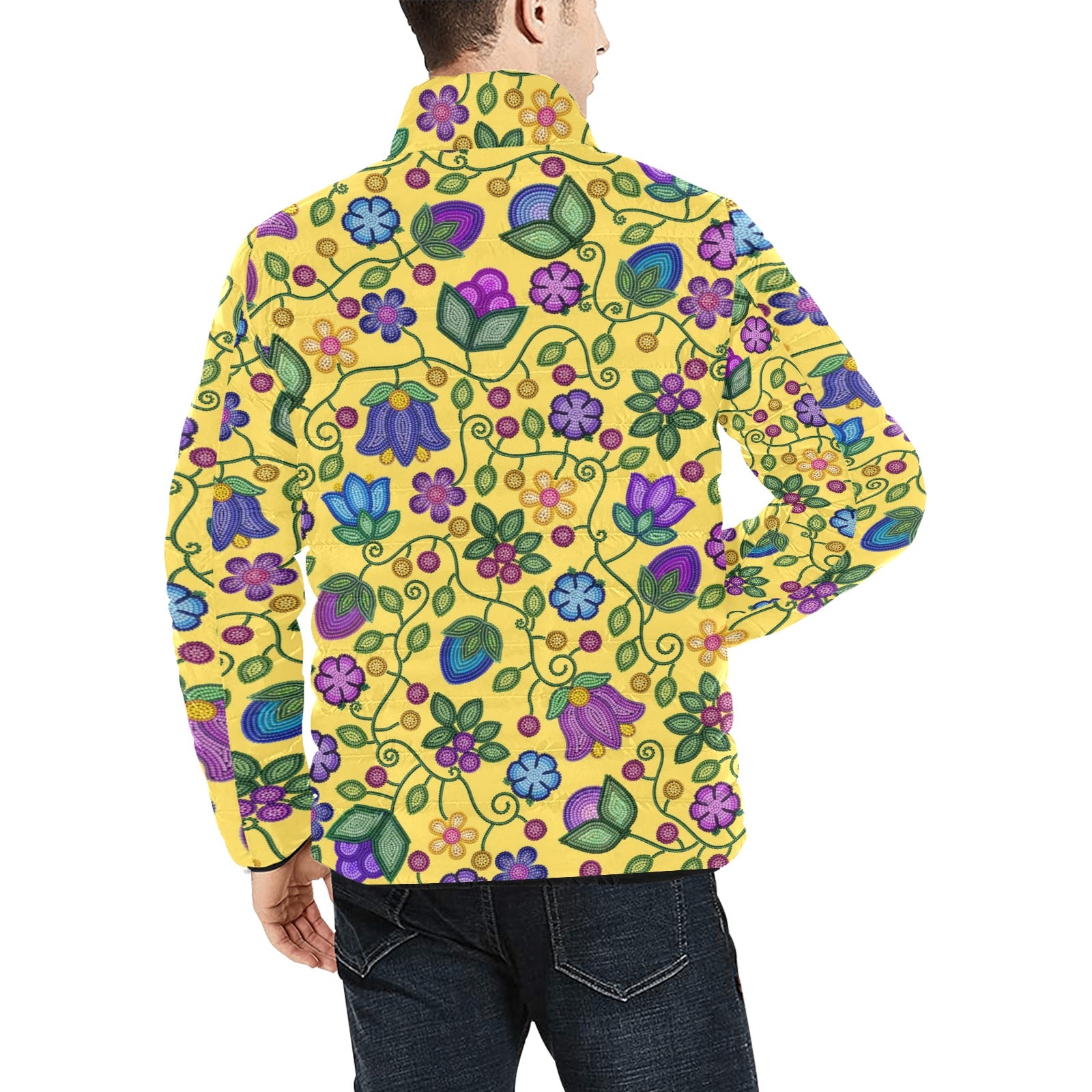 Bloom Uplift Yellow Men's Padded Jacket