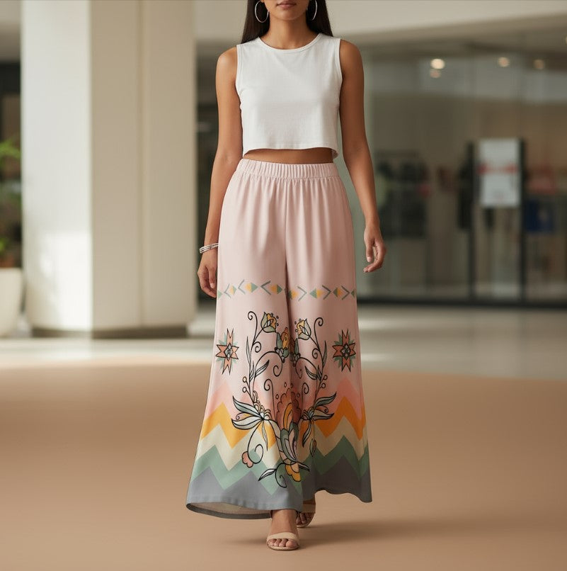 Falling Leaf Rising Bloom Ribbon Pant