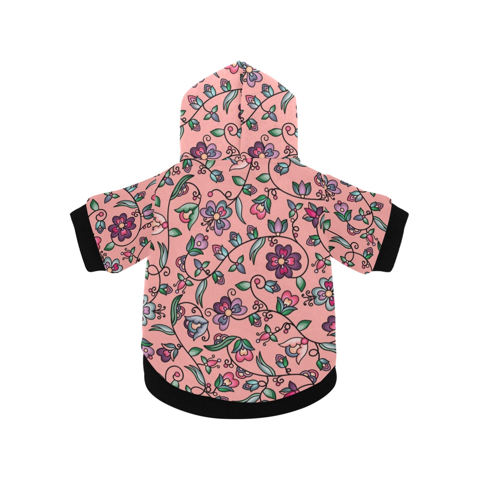Amber Evening Garland Peach Pet Dog Hoodie