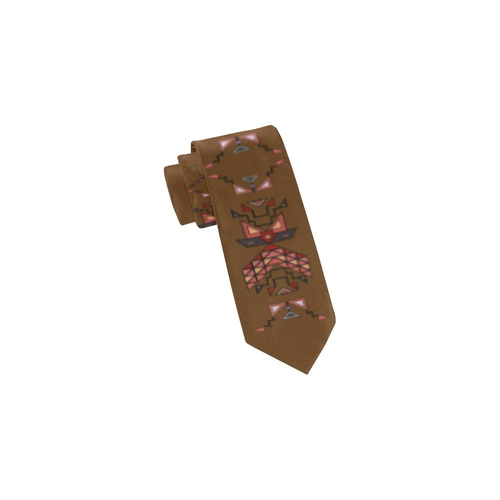Cinder Guardian Geometric Classic Necktie (Two Sides)