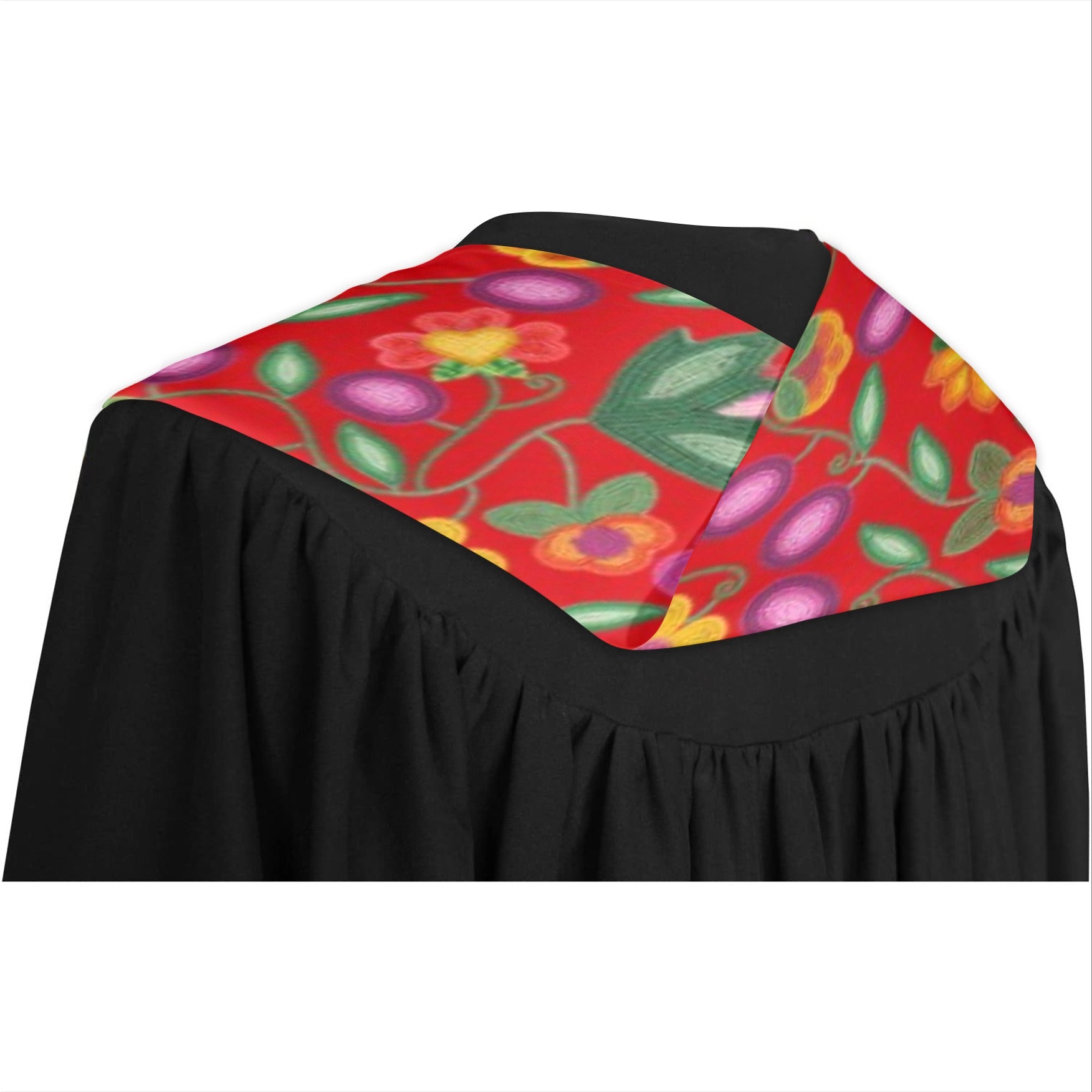 Boreal Bounty Red Graduation Stole