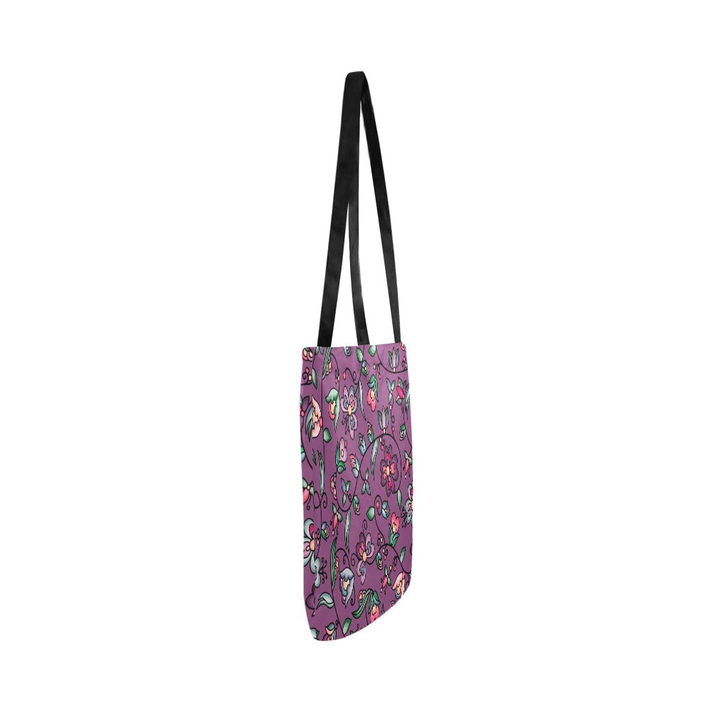 Amber Evening Garland Purple Reusable Shopping Bag (Two sides)