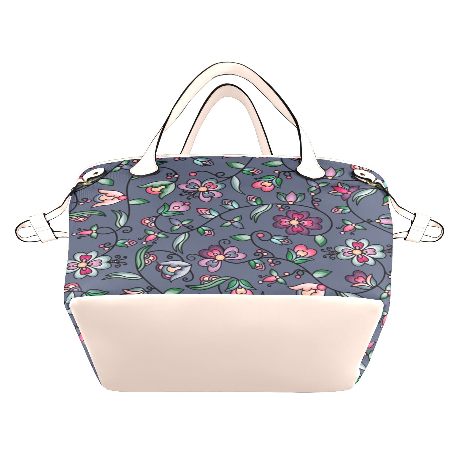 Amber Evening Garland Blue Clover Canvas Tote Bag
