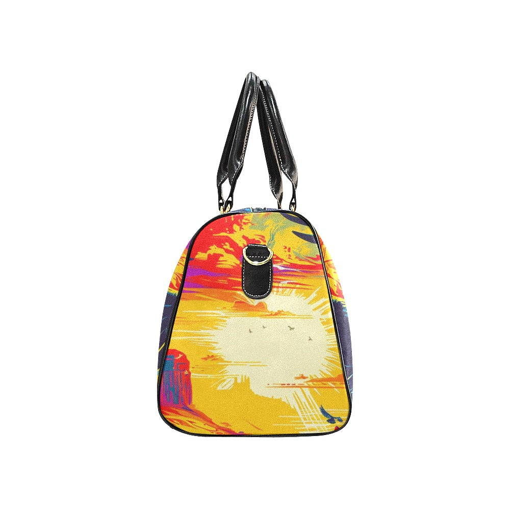 Crow Spreads His Wings Waterproof Travel Bag/Small