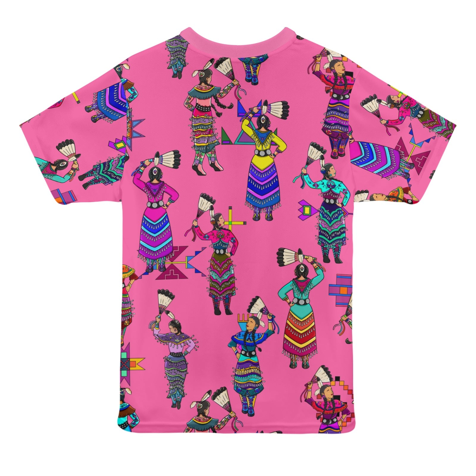Women's Jingle Dancers Pink T-shirt for Women