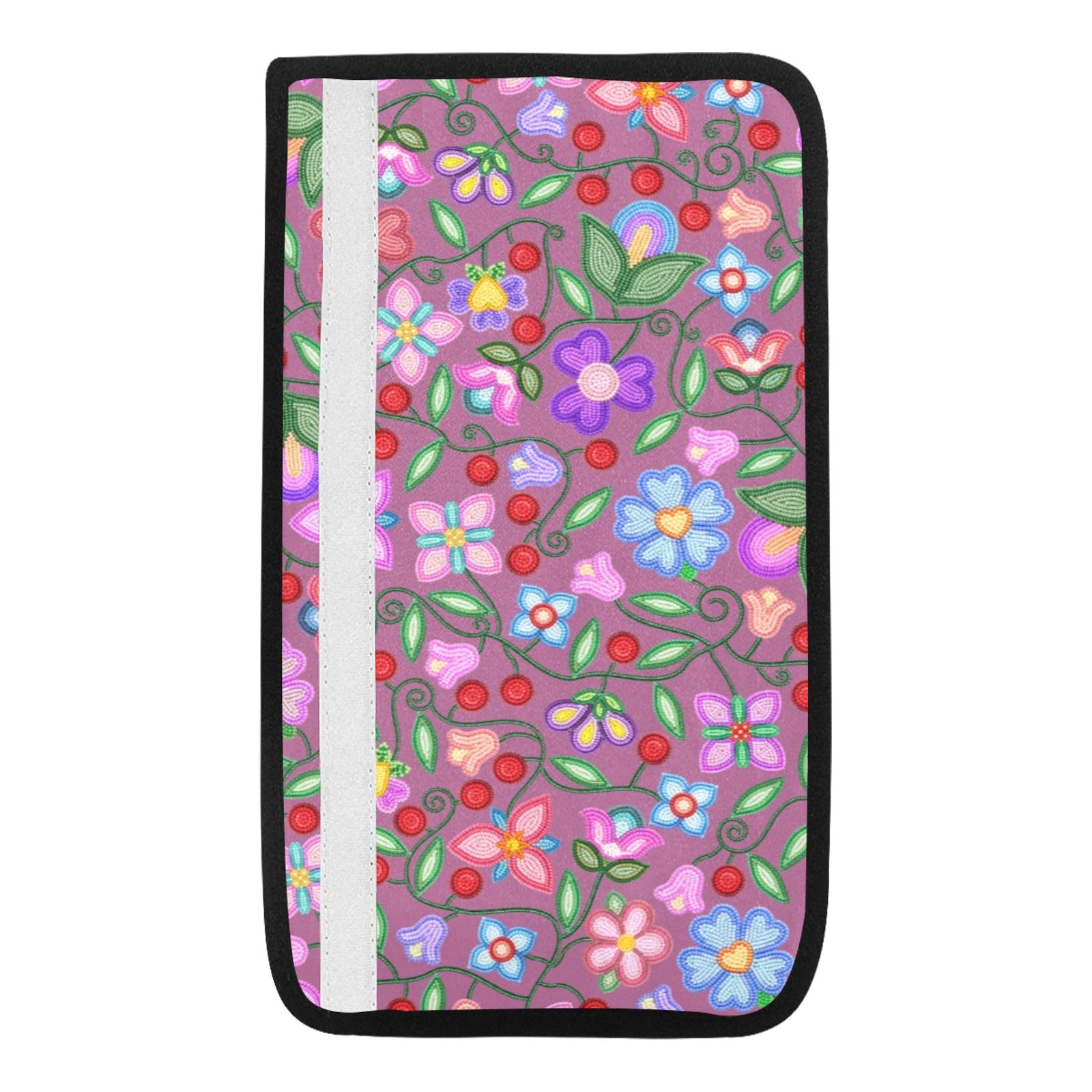 Petal Harmony Dusty Rose Car Seat Belt Cover 7''x12.6'' (Pack of 2)