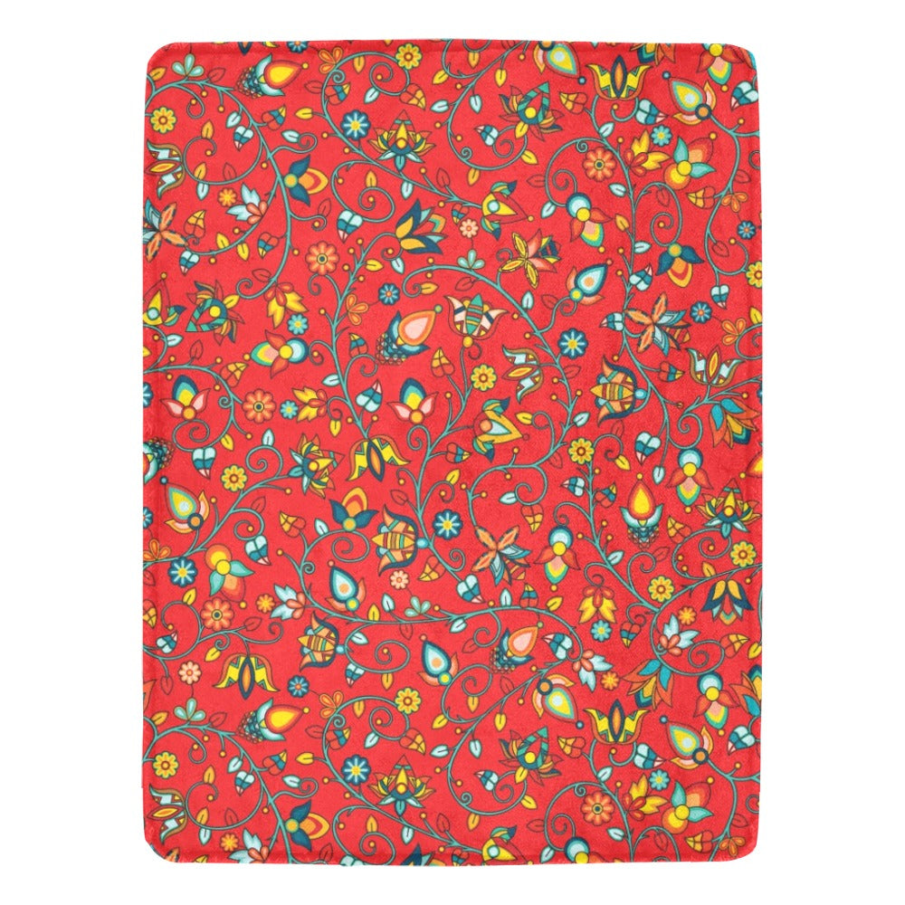 Thorny Path Red Ultra-Soft Micro Fleece Blanket 60"x80"