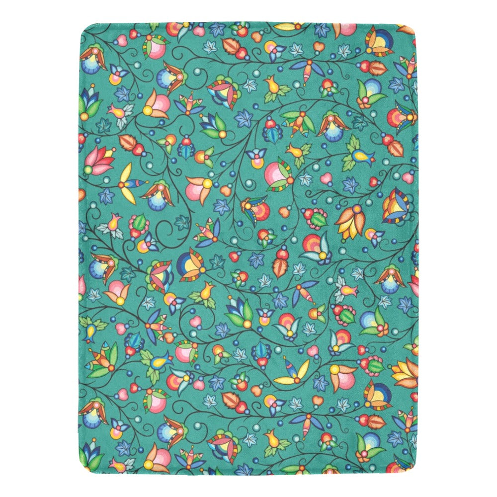 Prairie Plains Spirit Afternoon Sky Ultra-Soft Micro Fleece Blanket 60"x80"