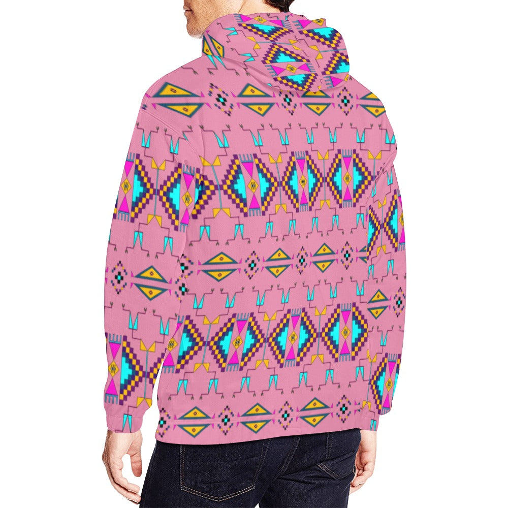 Rite of Passage Pink Hoodie for Men (USA Size)