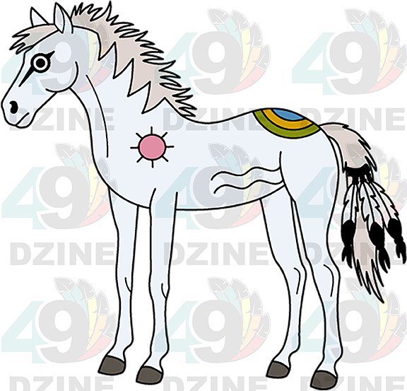 Horse 25 Transfer (Various Sizes)