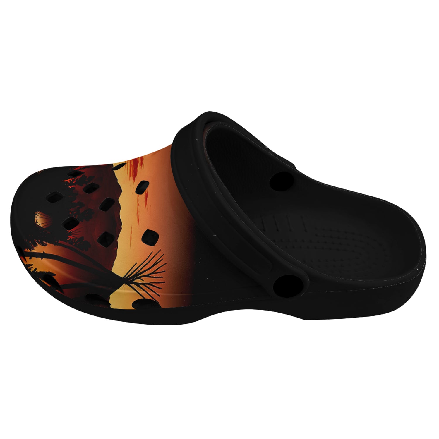 Sunset Tipis 1 Muddies Unisex Clog Shoes