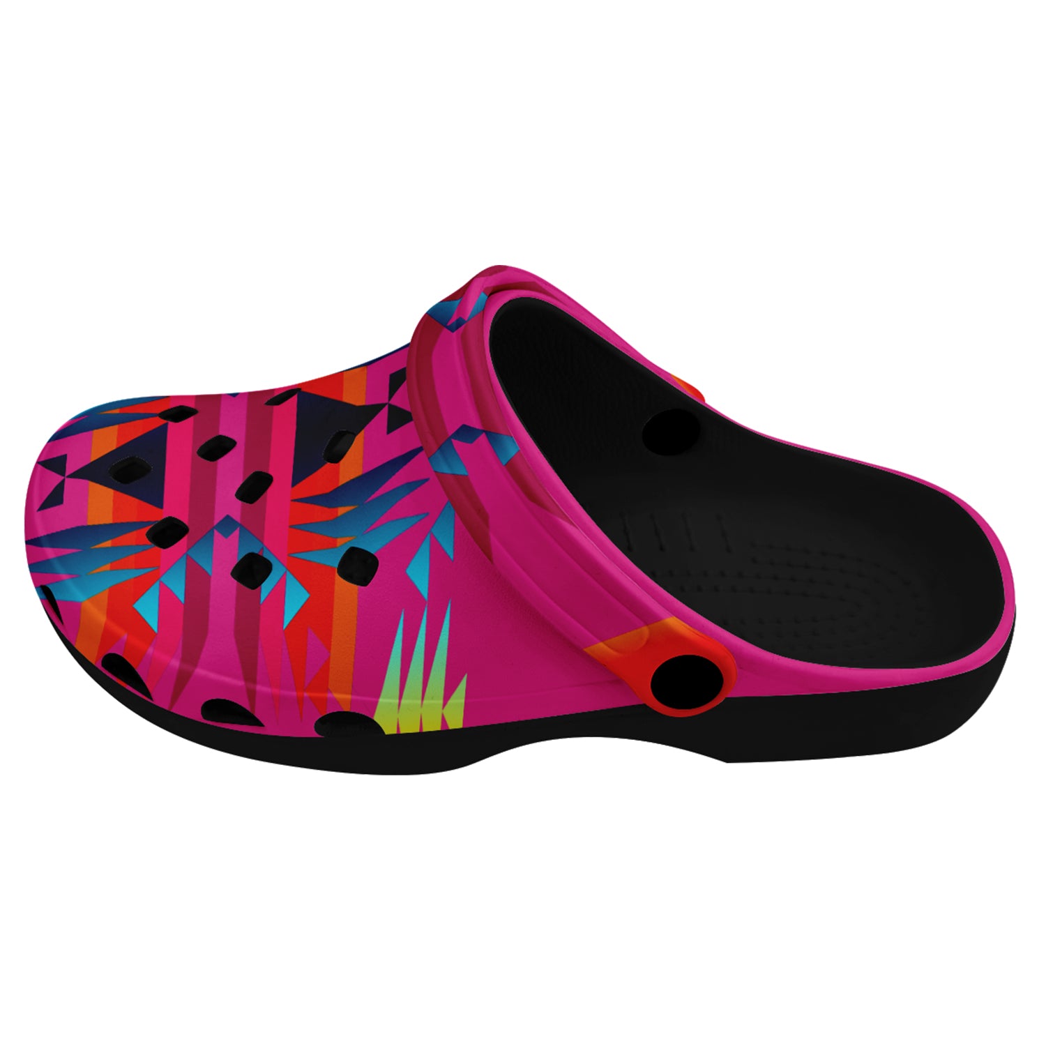 Between the Mountains Pink Muddies Unisex Clog Shoes