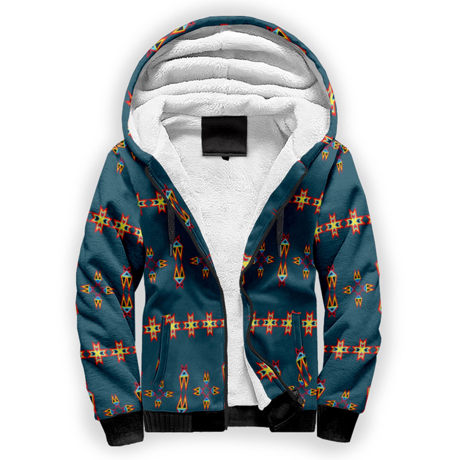 Four Directions Lodges Ocean Sherpa Hoodie