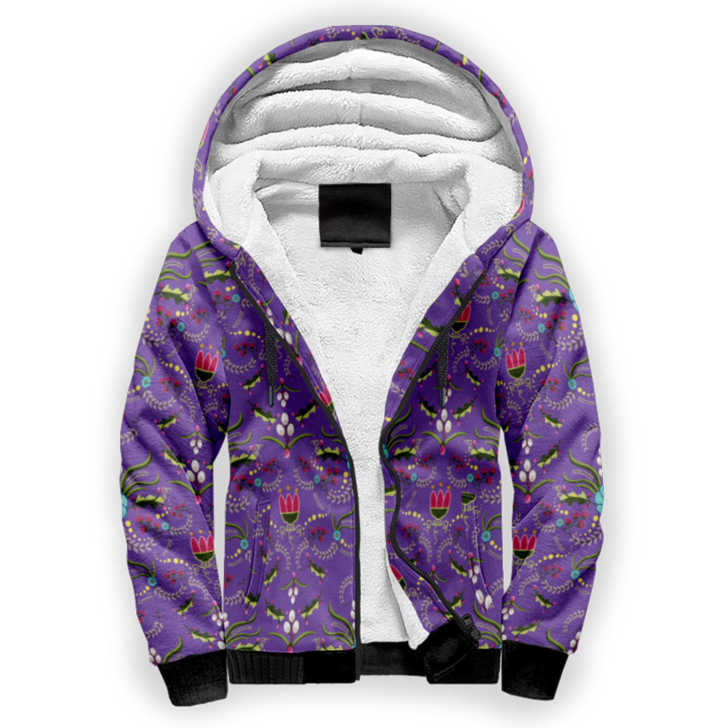 First Bloom Royal Sherpa Hoodie