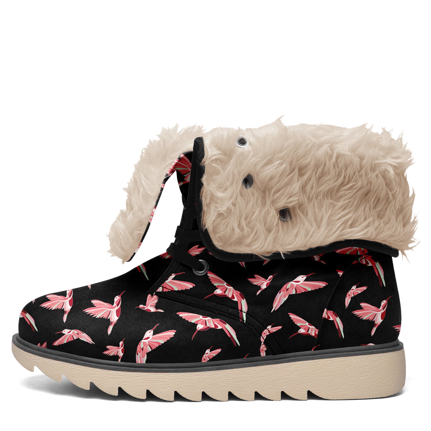 Strawberry Black Polar Winter Boots