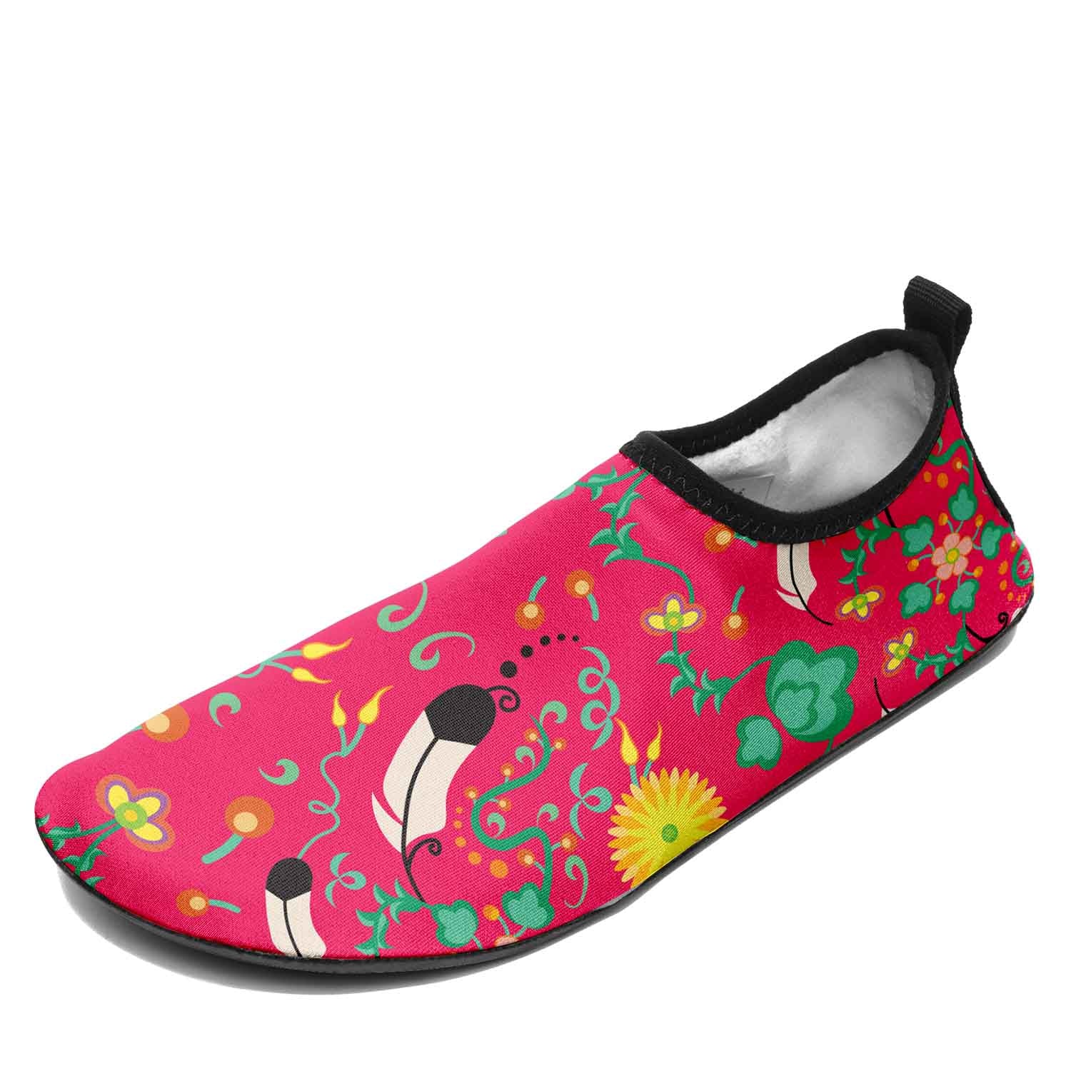 New Growth Pink Kid's Sockamoccs Slip On Shoes