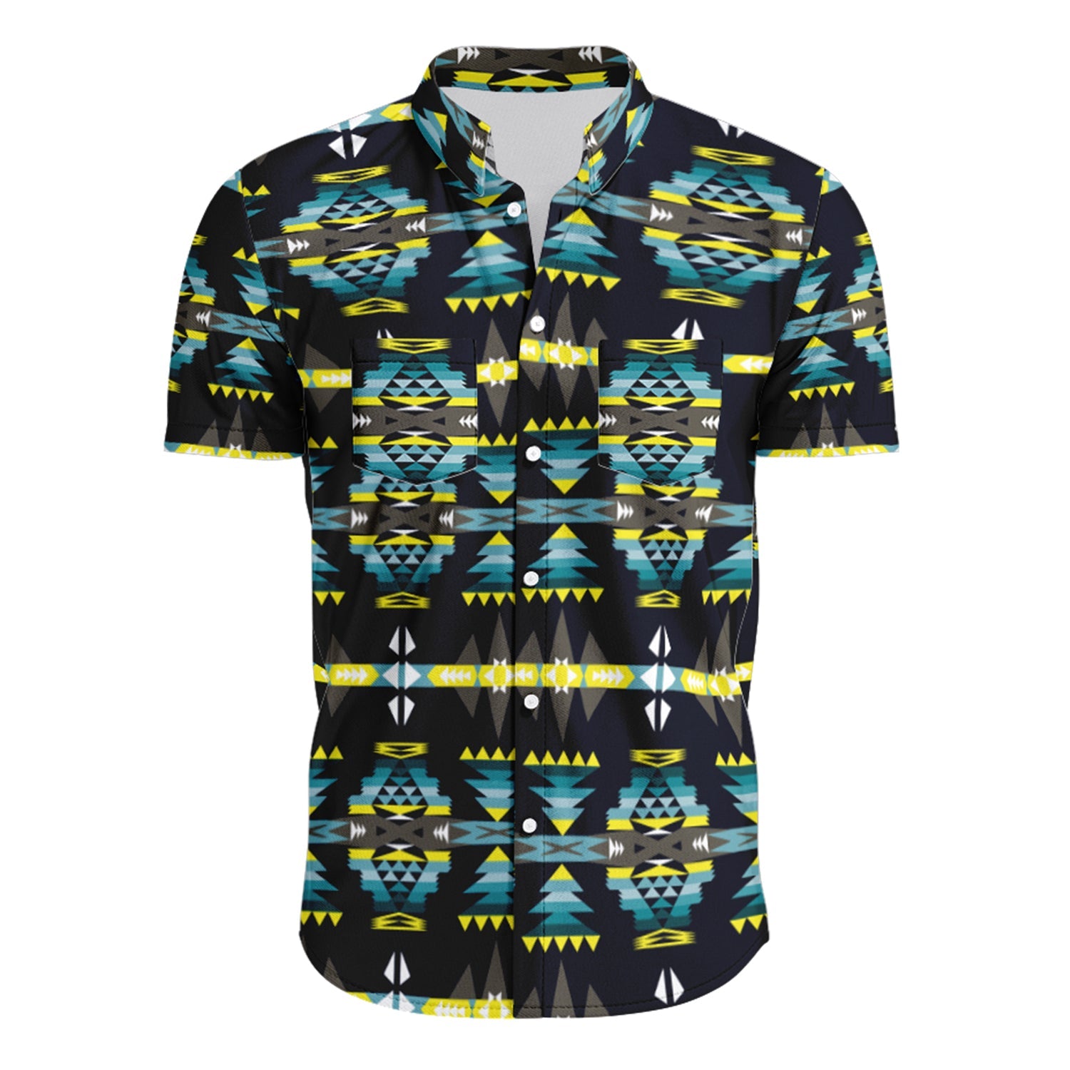 River Trail Hawaiian-Style Button Up Shirt