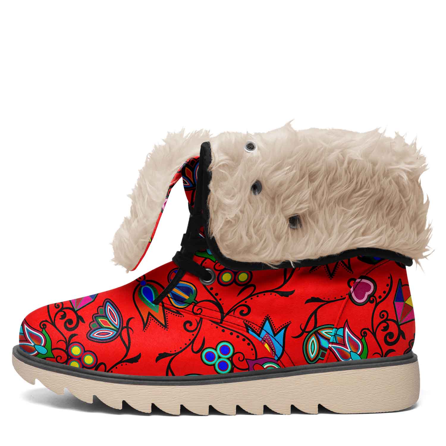 Indigenous Paisley Dahlia Polar Winter Boots