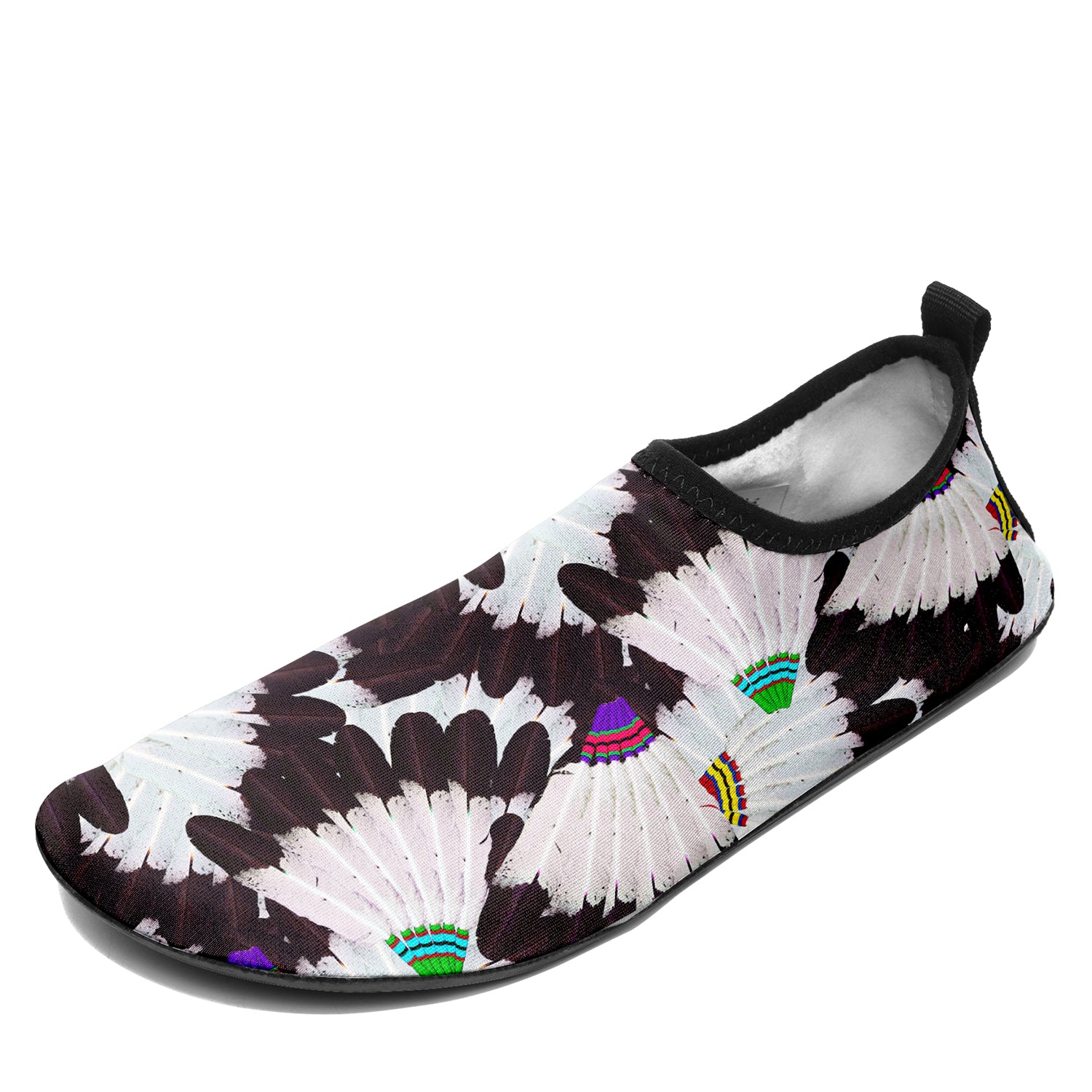 Eagle Feather Fans Kid's Sockamoccs Slip On Shoes