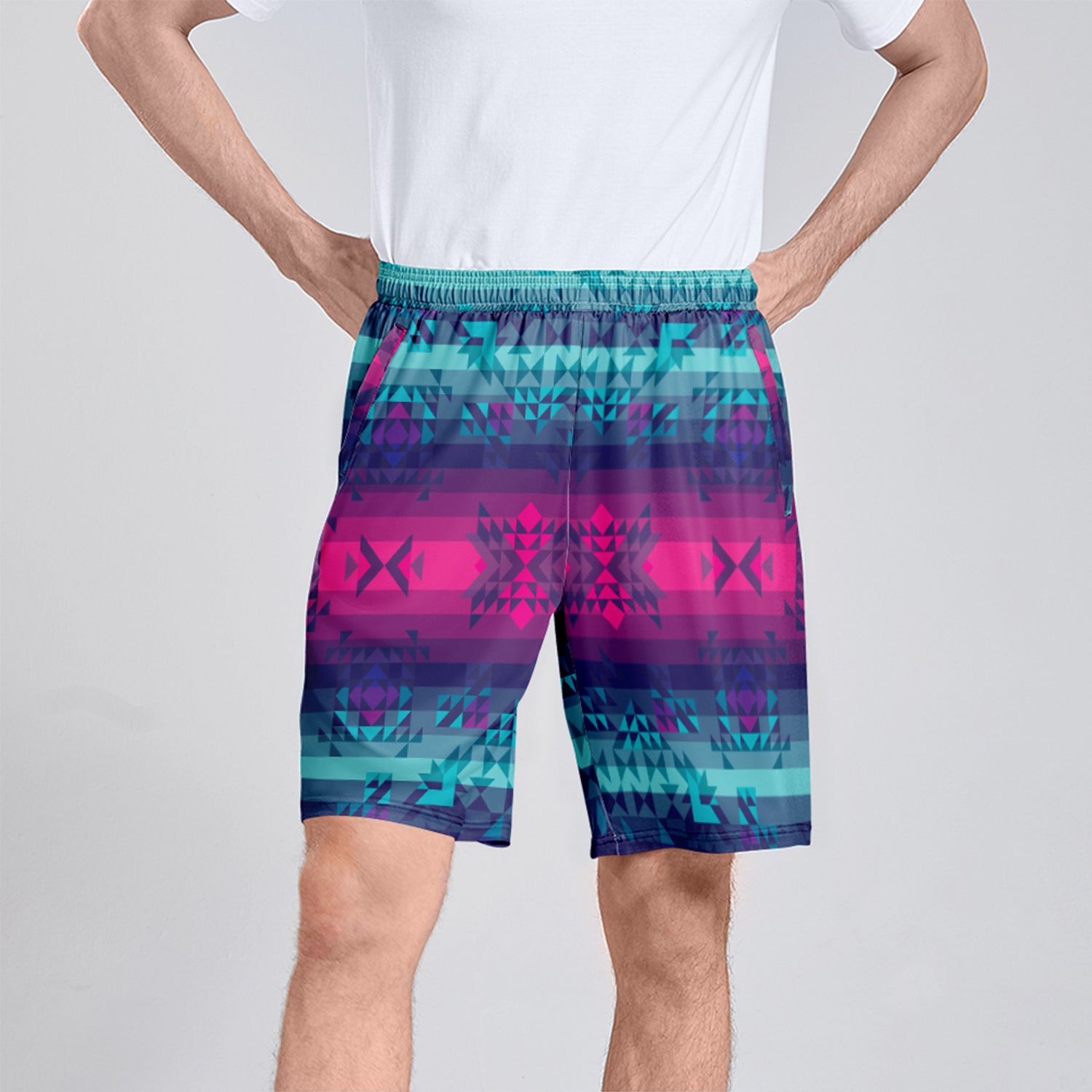 Dimensional Brightburn Athletic Shorts with Pockets