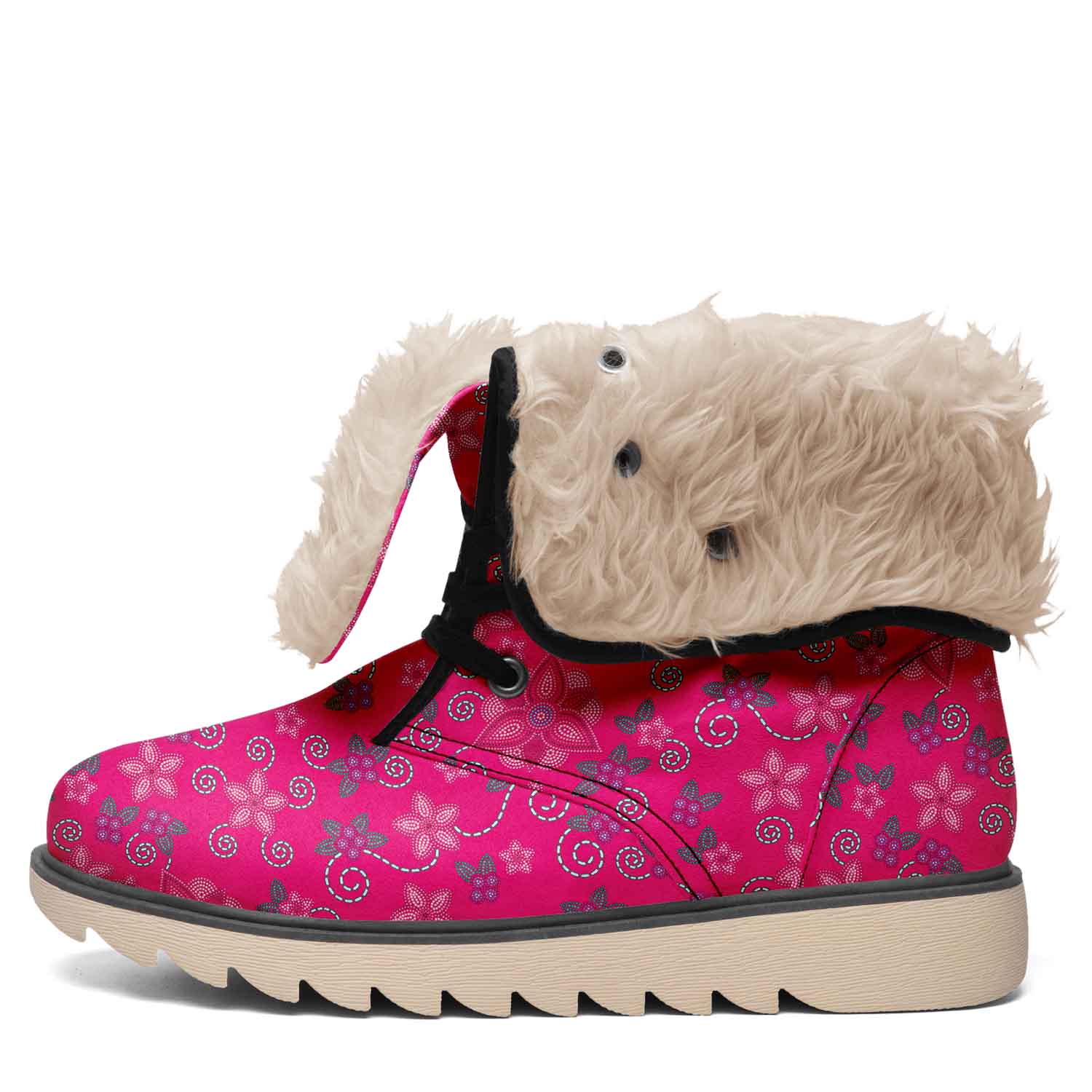 Berry Picking Pink Polar Winter Boots