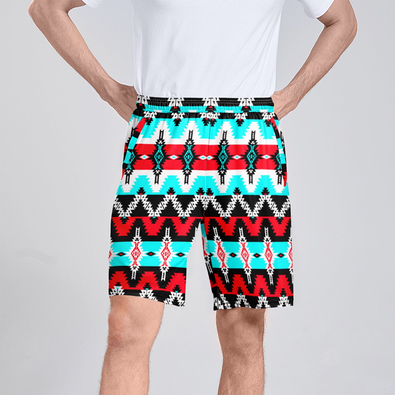 Two Spirit Dance Athletic Shorts with Pockets