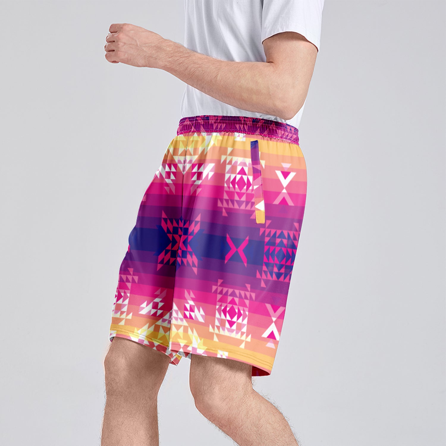 Soleil Overlay Athletic Shorts with Pockets