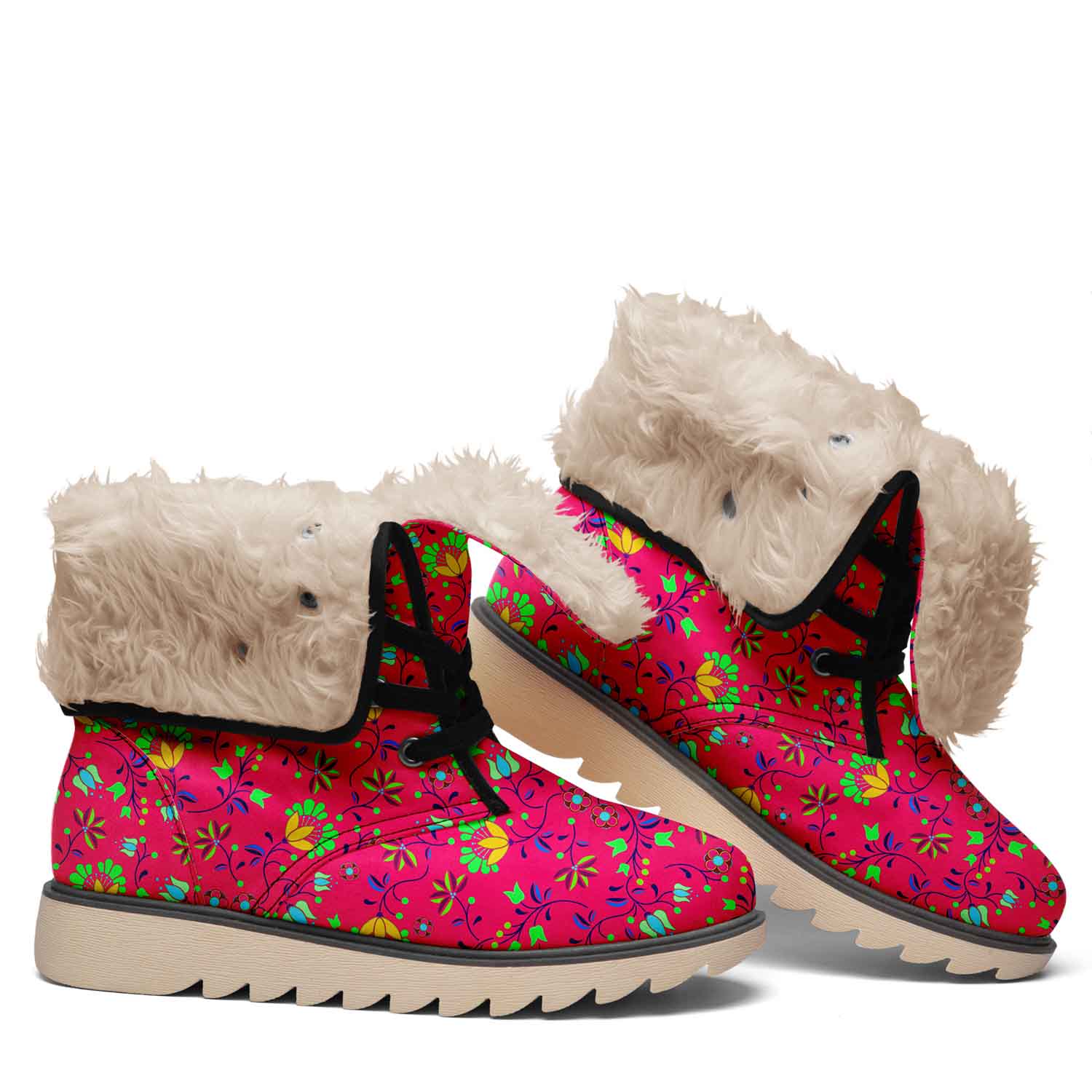 Fleur Indigine Rouge Polar Winter Boots