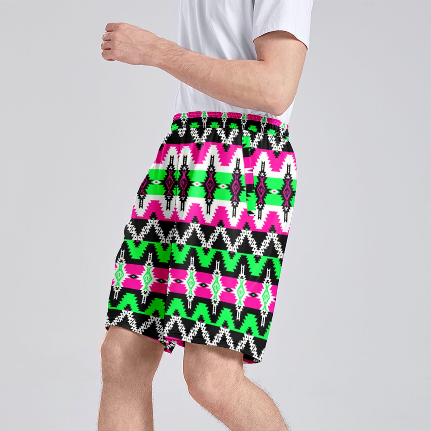 Two Spirit Ceremony Athletic Shorts with Pockets